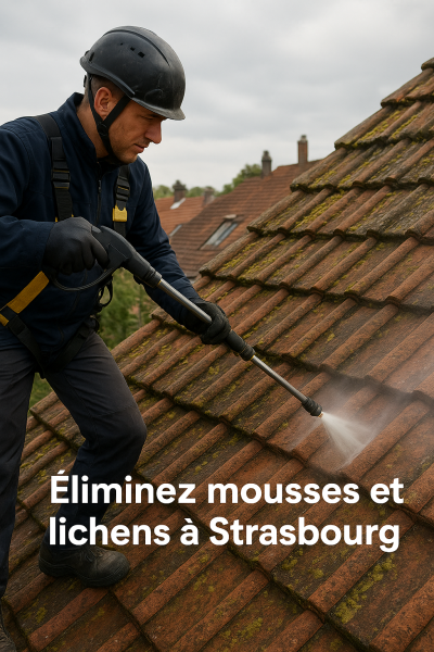 Faire entretenir sa toiture pour éliminer les mousses et les lichens à Strasbourg