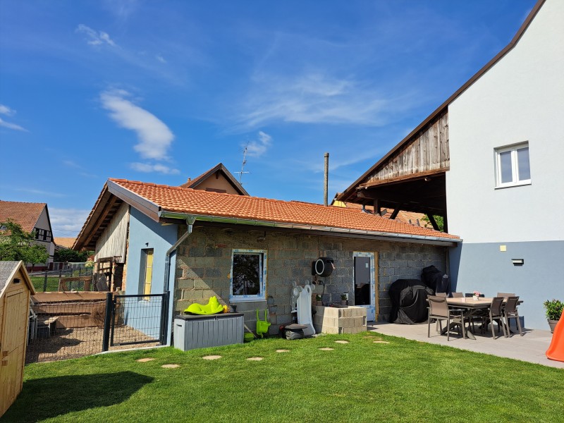 Changement de charpente et de couverture en tuiles sur benfeld près de Strasbourg 
